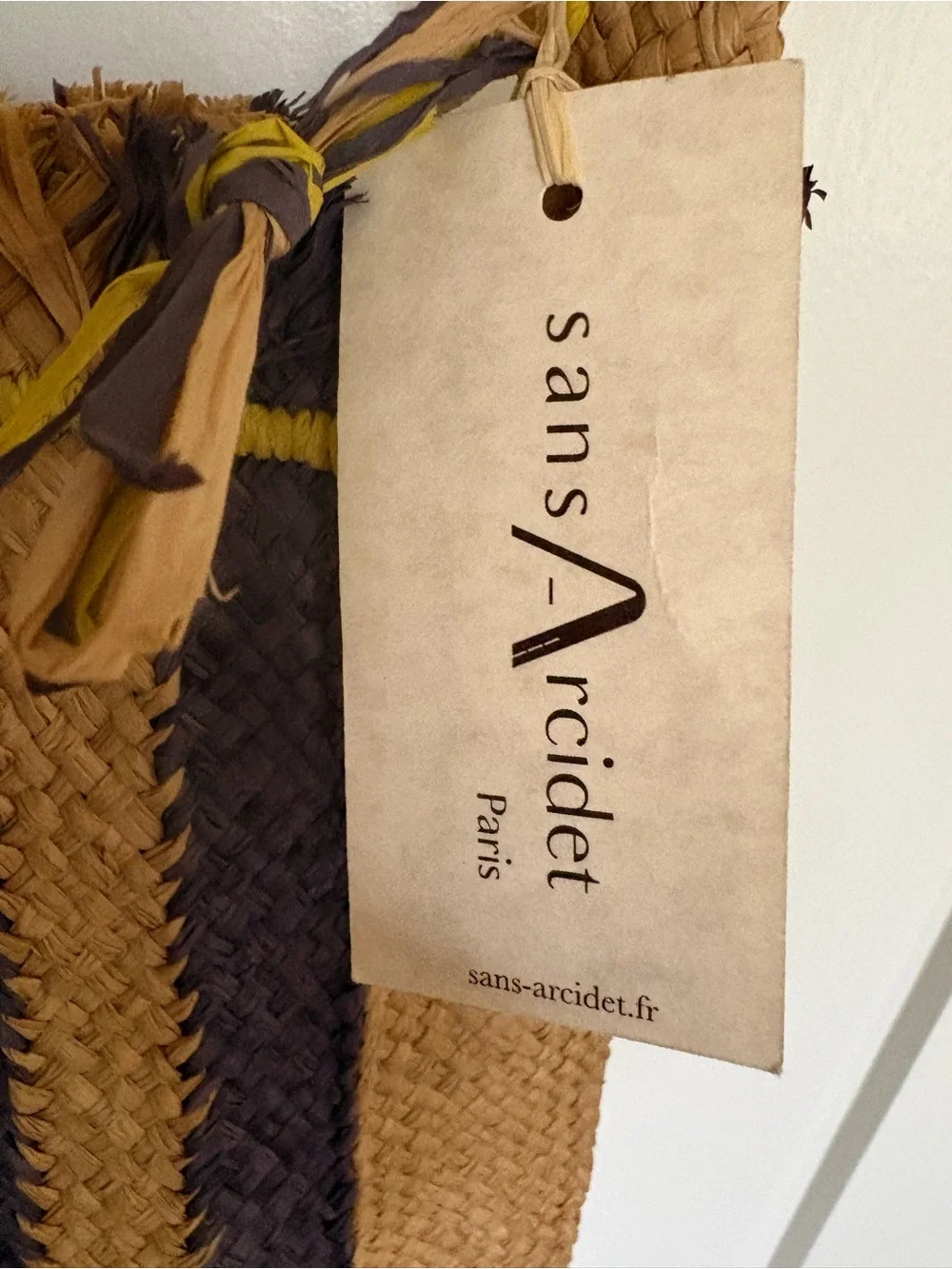 NWT Sans Aridet Paris Facteur Bag